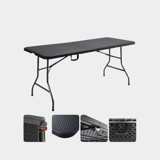 Mesa Plegable 1.80 Metros - Símil Ratán