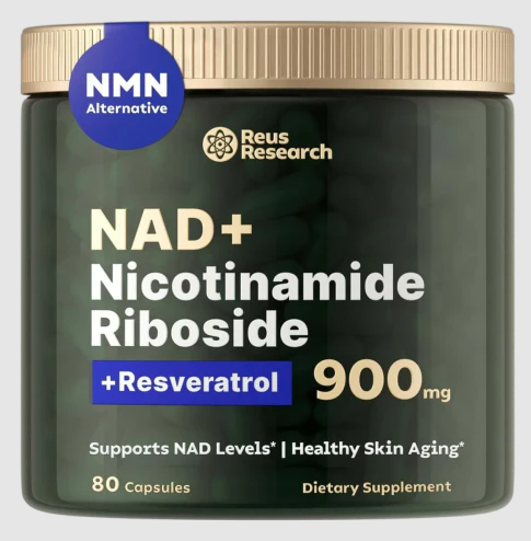 NAD+ Nicotinamida Ribósido + Resveratrol en Cápsulas